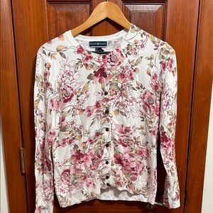 Floral Button-Up Cardigan